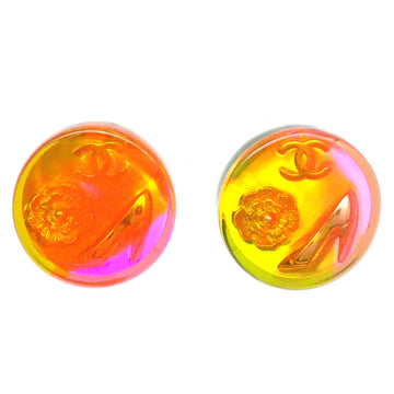 CHANEL Button Earrings Clip-On 97A 99866