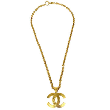 CHANEL Gold Chain Pendant Necklace 94P 28159