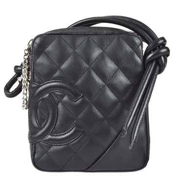 CHANEL 2004-2005 Black Calfskin Cambon Ligne Shoulder Bag 59630