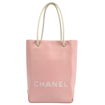 CHANEL 2008-2009 Pink Calfskin Essential Tote Bag 89003