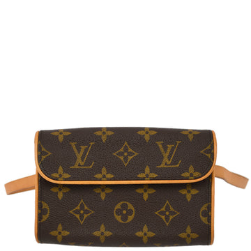 LOUIS VUITTON Monogram Pochette Florentine Bum Bag #XS M51855 110217