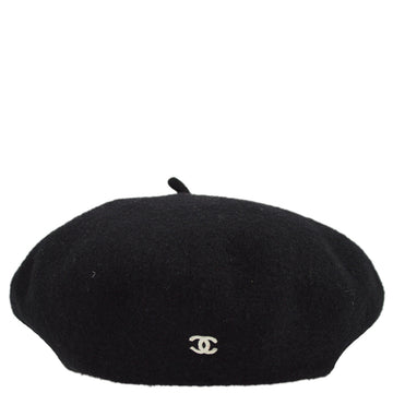 CHANEL 1998 spring wool beret hat 120601