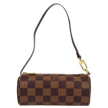 LOUIS VUITTON Damier Papillon Attached Pouch Bag 131444