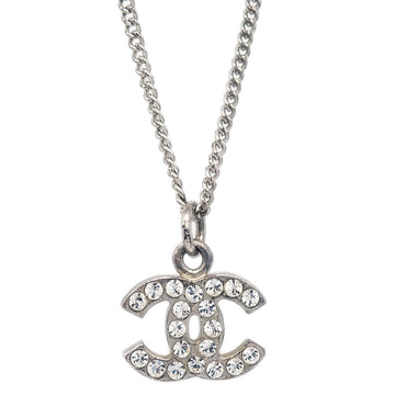 CHANEL 2003 Crystal & Silver CC Necklace 120611