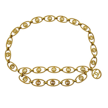 CHANEL Gold Chain Belt 25 Small Good 150489