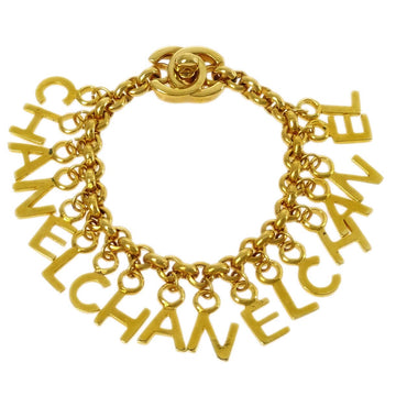 CHANEL Turnlock Gold Chain Bracelet 96P 120916