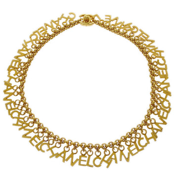 CHANEL Gold Chain Necklace 96P 141114