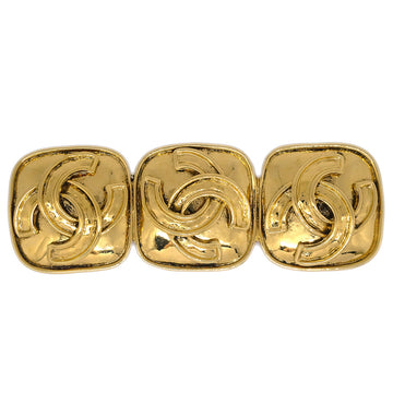 CHANEL Triple CC Brooch Pin Gold 94P 130859