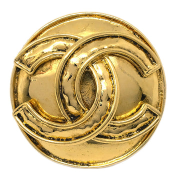CHANEL Medallion Brooch Pin Gold 94P 141340