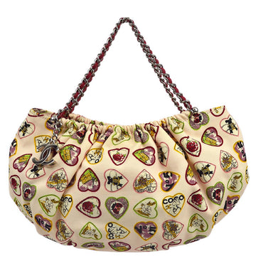 CHANEL Pink Valentine Chain Handbag 111327