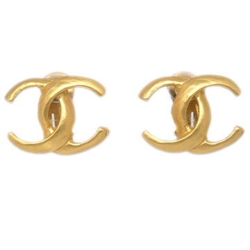 CHANEL CC Earrings Clip-On Gold 00T 151188