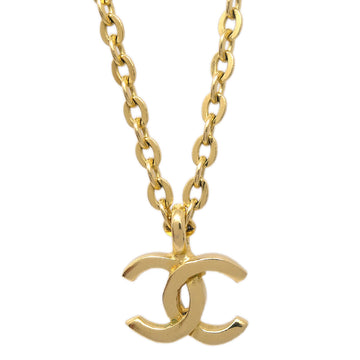 CHANEL Mini CC Chain Pendant Necklace Gold 376/1982 151295
