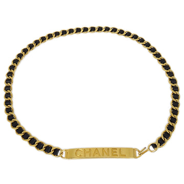 CHANEL Gold Chain Belt Small Good 98P 131753