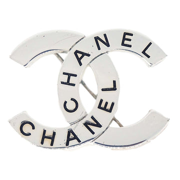 CHANEL CC Brooch Pin Silver 98P 112216