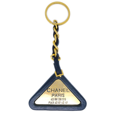 CHANEL Triangle Key Holder 94P Small Good 133187