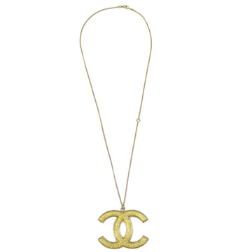CHANEL CC Chain Pendant Necklace Gold 05A 191330