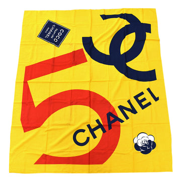 CHANEL Scarf Yellow Small Good 191020