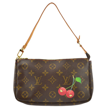 LOUIS VUITTON 2005 Monogram Cherry Pochette Accessoires Handbag M95008 KK90915