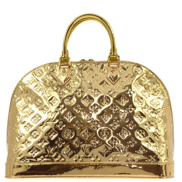 LOUIS VUITTON 2008 Gold Monogram Miroir Alma GM Handbag M95274 38928