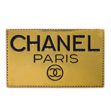 CHANEL Plate Brooch Pin Gold KK90851