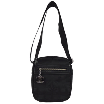 CHANEL Black New Travel Line Shoulder Bag 120322