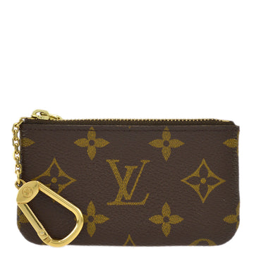 LOUIS VUITTON 2005 Monogram Pochette Cles Coin Purse Wallet M62650 KK31026