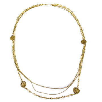 CHANEL Lion Gold Chain Necklace 1983 KK32677
