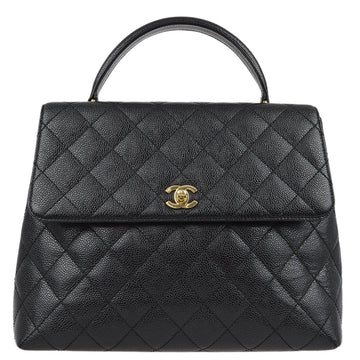 CHANEL Black Caviar Kelly Handbag 181633