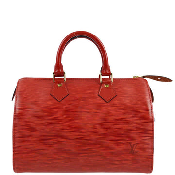 LOUIS VUITTON Red Epi Speedy 25 Handbag M43017 191814