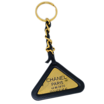 CHANEL Gold Chain Key Holder 94P Small Good 123292