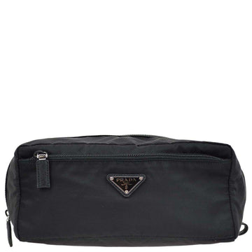 PRADA Black Nylon Clutch Bag 182309