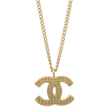 CHANEL CC Chain Pendant Necklace Gold 03A 182407