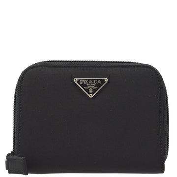 PRADA Black Nylon Zippy Wallet 162006