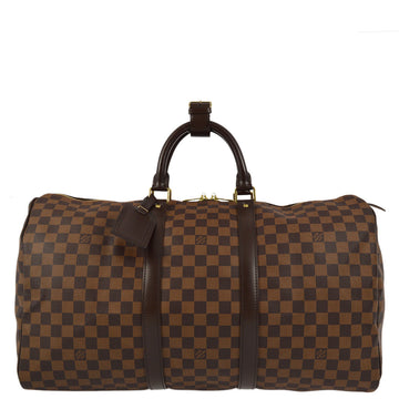 LOUIS VUITTON Damier Keepall 50 Travel Duffle Handbag N41427 162016