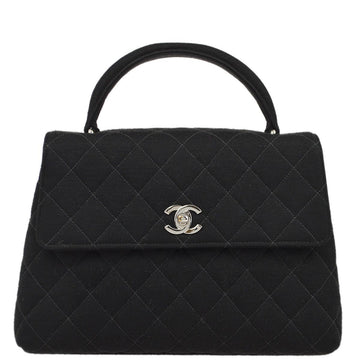 CHANEL Black Cotton Kelly Handbag 191685