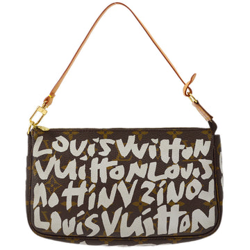 LOUIS VUITTON 2001 Graffiti Pochette Accessoires Handbag M92192 191797