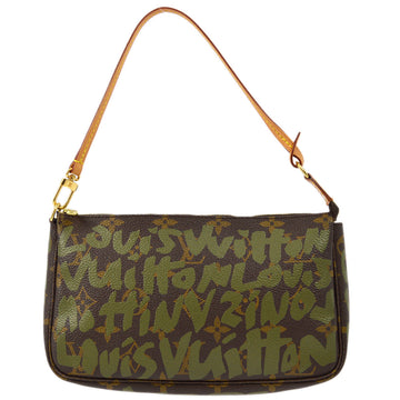 LOUIS VUITTON 2001 Graffiti Pochette Accessoires Handbag M92191 191833