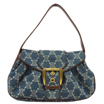 CELINE Blue Denim Macadam Handbag 192006