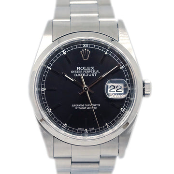 ROLEX Oyster Perpetual Datejust 34mm Ref.16200 Watch SS 191360