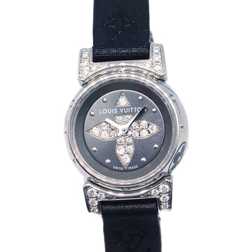 LOUIS VUITTON Q151K Tambour Bijou Watch Diamond 191380