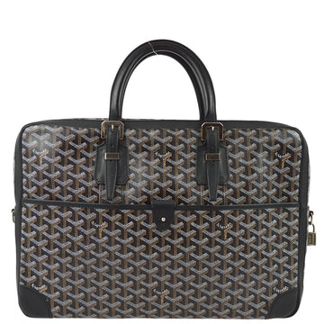 GOYARD Black Ambassade GM Briefcase Business Handbag 192097