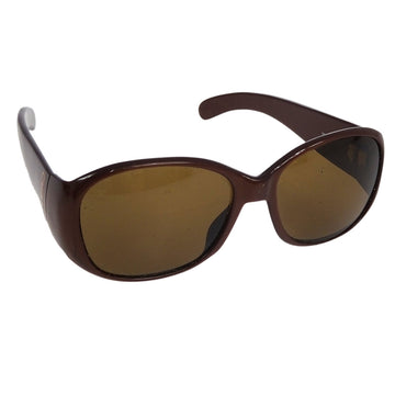 CHANEL Sunglasses Eyewear Brown Small Good 162442