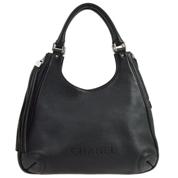 CHANEL Black Hobo Handbag 182692