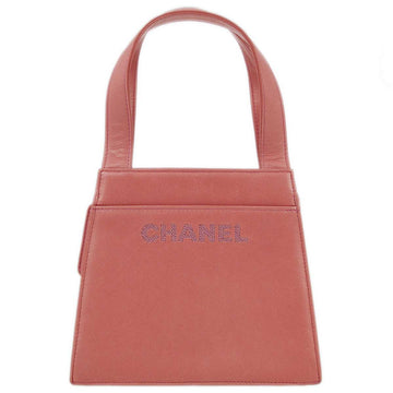 CHANEL Pink Lambskin Handbag 182671