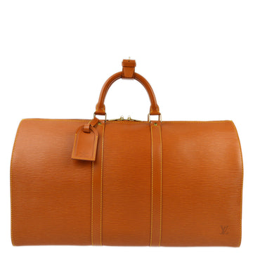 LOUIS VUITTON Brown Epi Keepall 50 Travel Handbag M42968 182691