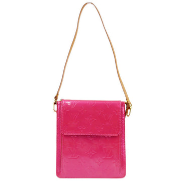 LOUIS VUITTON Pink Monogram Vernis Mott Handbag M91225 AK38687f