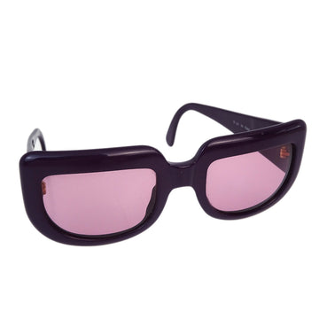 CHANEL Sunglasses Eyewear Purple Small Good 162086