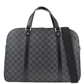 LOUIS VUITTON Damier Graphite Yohn 2way Briefcase Handbag N48118 162639