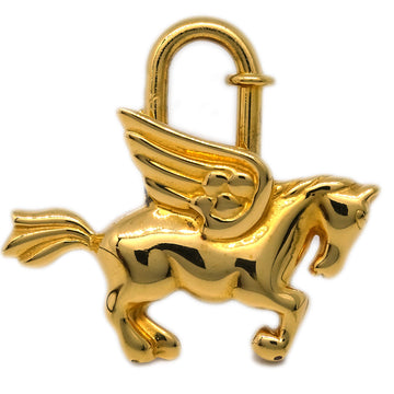 HERMES Le Cheval Pegasus 1993 Cadena Gold Small Good 172513