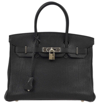 HERMES Black Togo Birkin 30 Handbag 172803